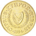 Coin, Cyprus, 10 Cents, 1994, MS(63), Nickel-brass, KM:56.3