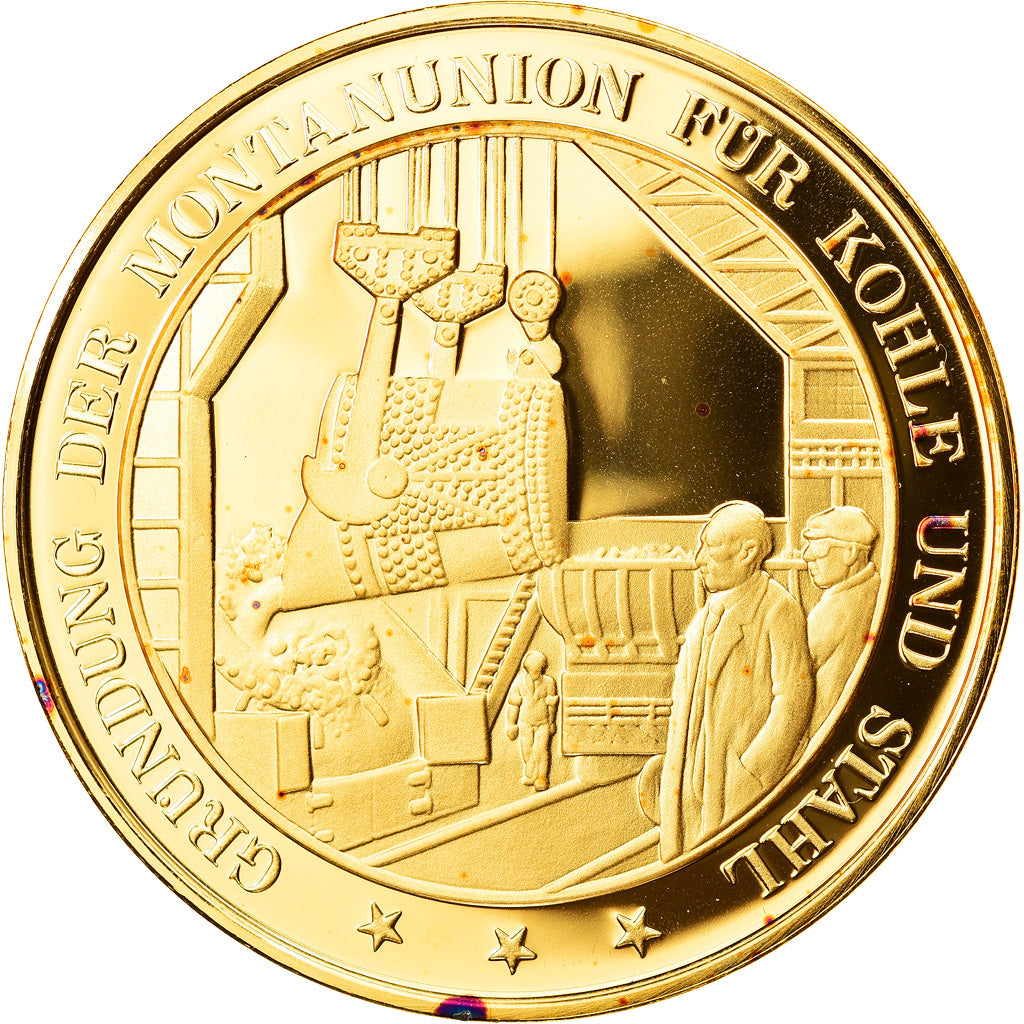 Deutschland, Medaille, Gründung der Montanunion für Kohle und Stahl, Politics