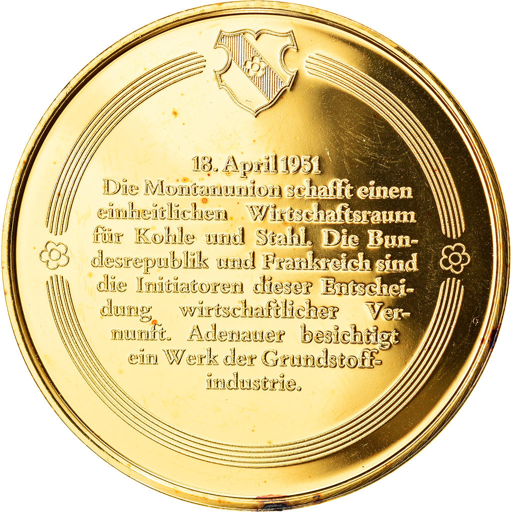 Deutschland, Medaille, Gründung der Montanunion für Kohle und Stahl, Politics