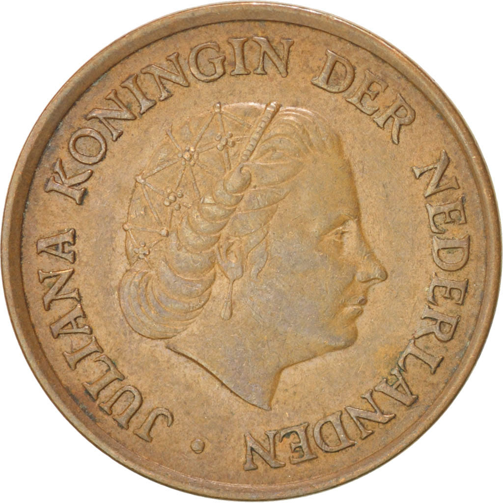 Monnaie, Pays-Bas, Juliana, 5 Cents, 1965, TTB, Bronze, KM:181
