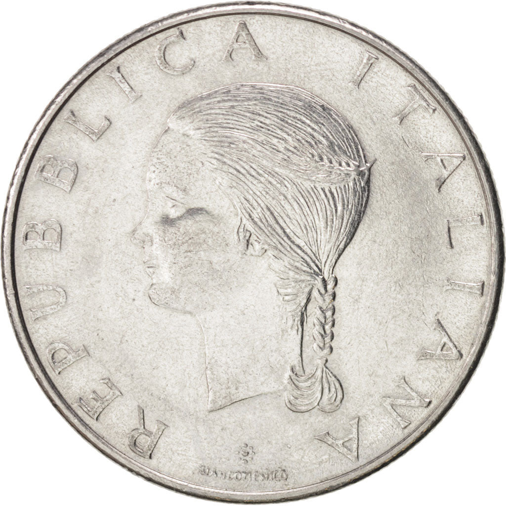 Coin, Italy, 100 Lire, 1979, AU(55-58), Stainless Steel, KM:106