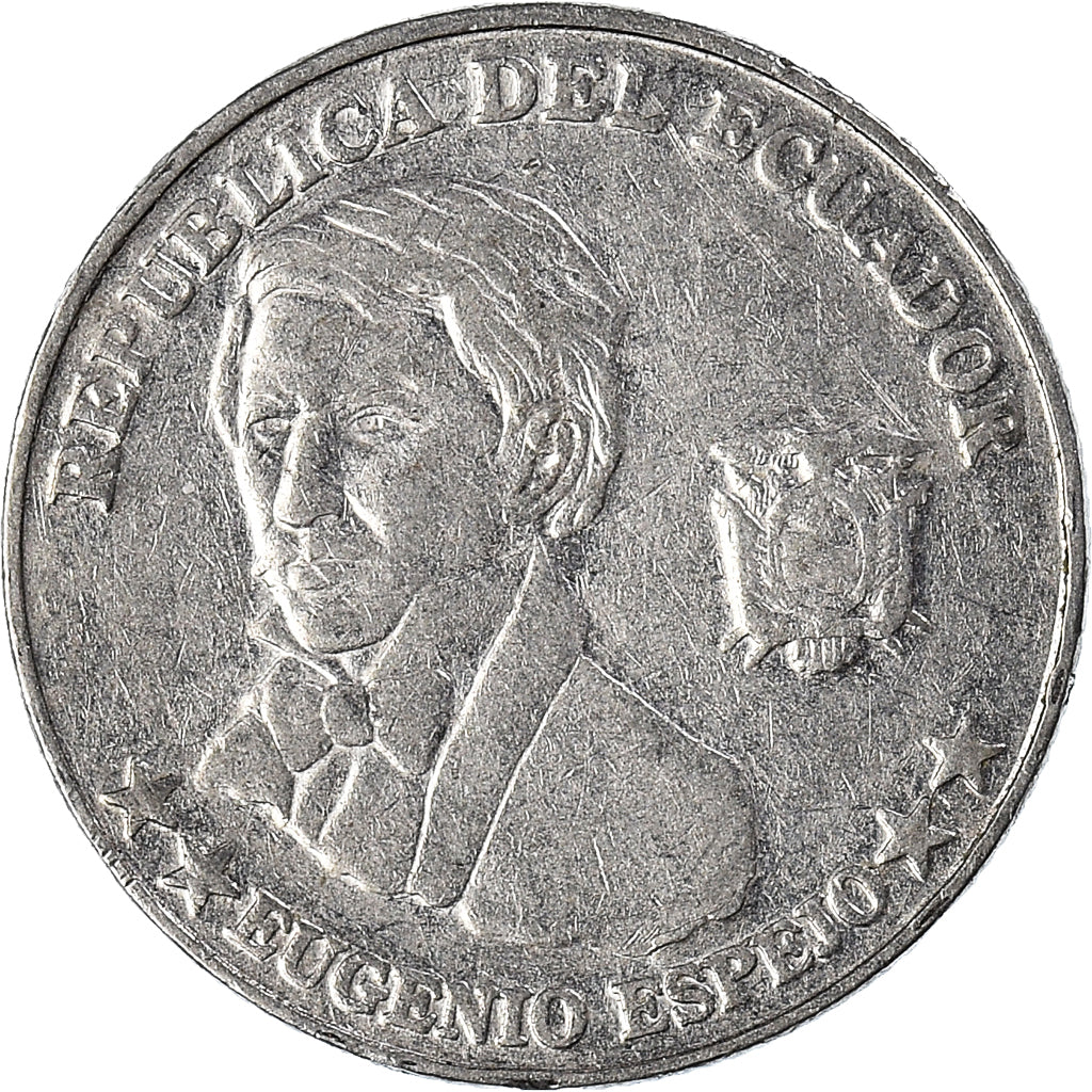 Moneda, Ecuador, 10 Centavos, Diez, 2000