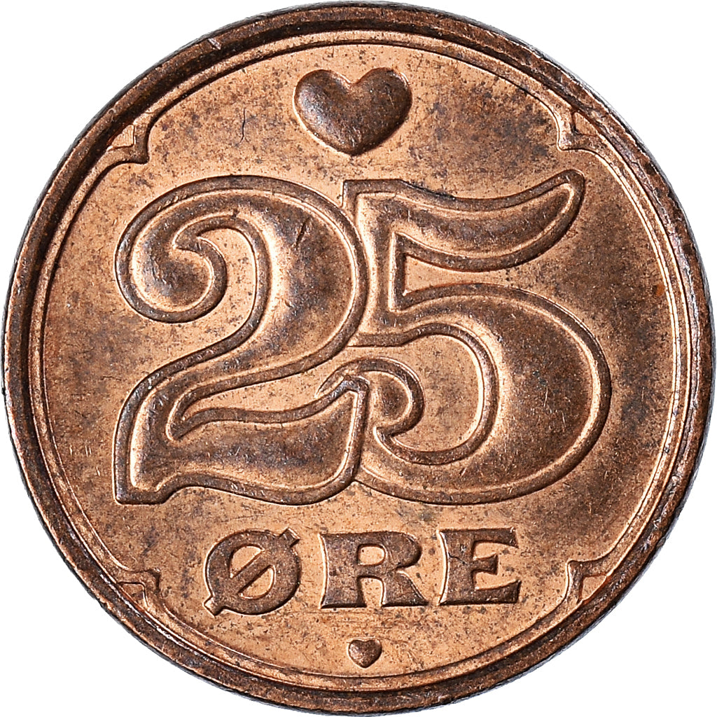 Monnaie, Danemark, 25 Öre, 2007