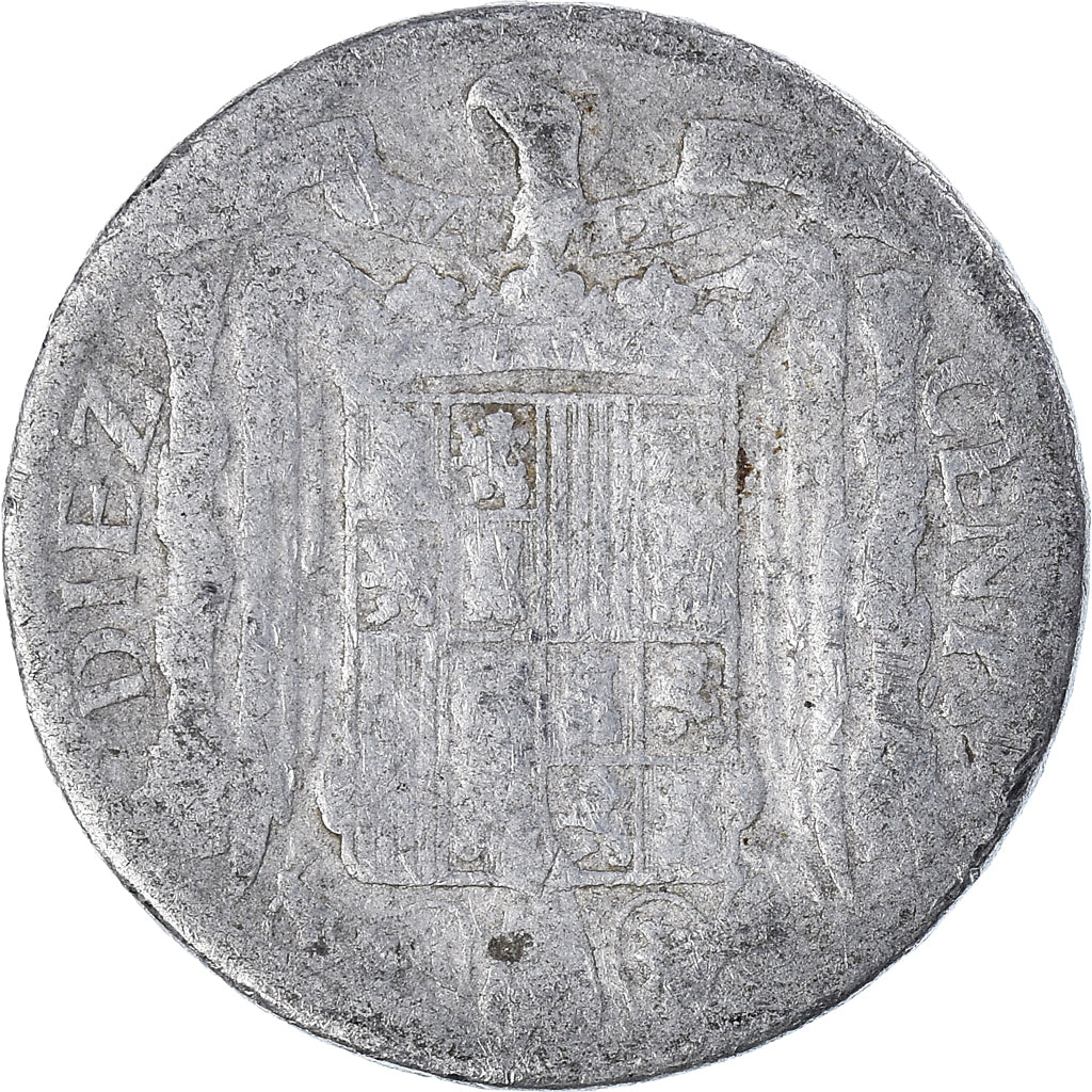 Münze, Spanien, 10 Centimos, 1941