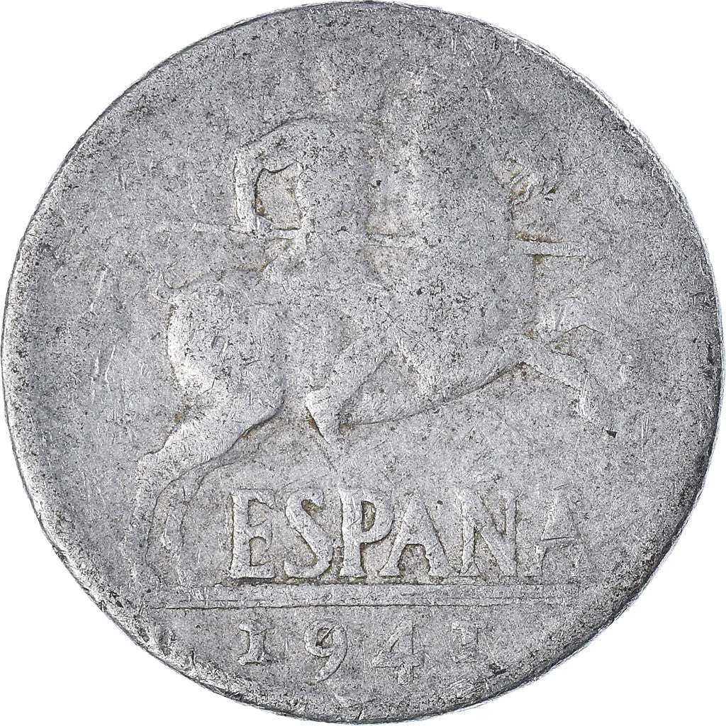 Münze, Spanien, 10 Centimos, 1941