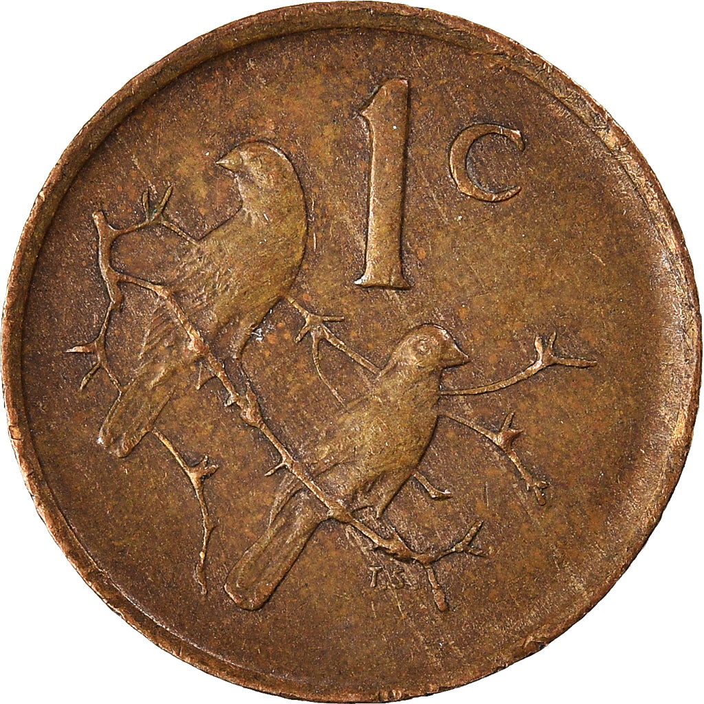 Moeda, África do Sul, Cent, 1989