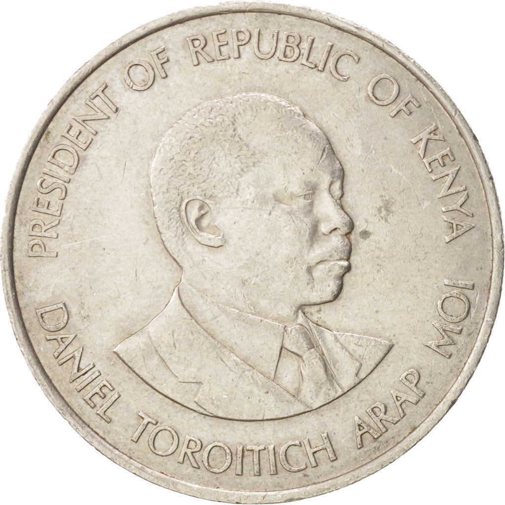 Coin, Kenya, Shilling, 1980, EF(40-45), Copper-nickel, KM:20