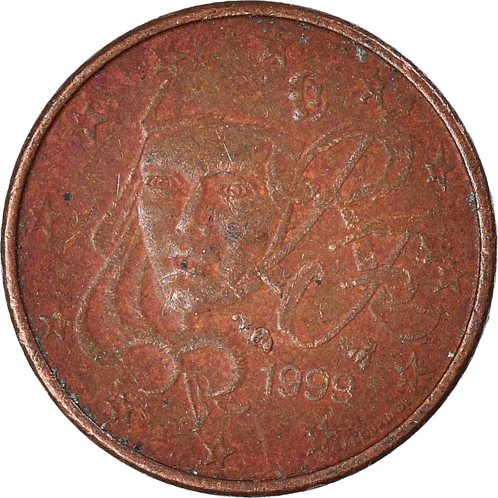 Munten, Frankrijk, Euro Cent, 1999