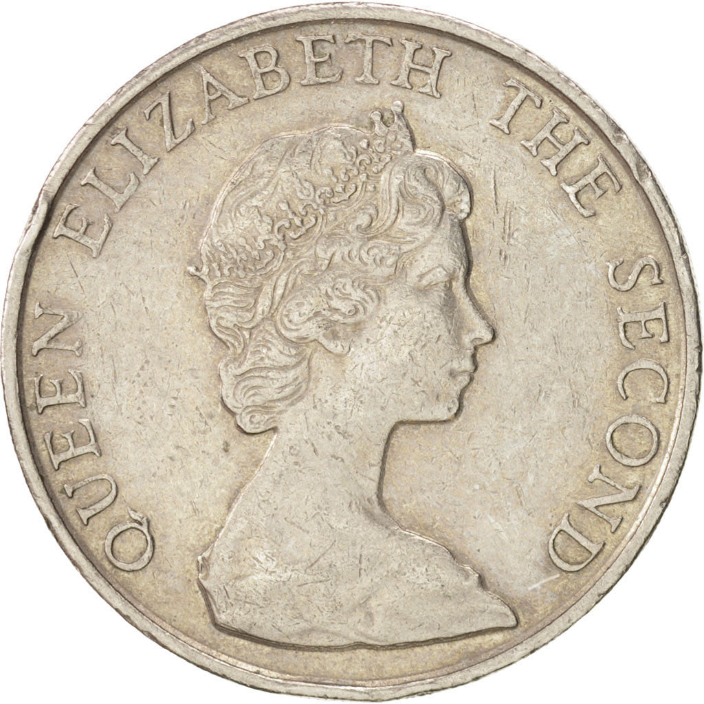 Coin, Hong Kong, Elizabeth II, 5 Dollars, 1980, EF(40-45), Copper-nickel, KM:46