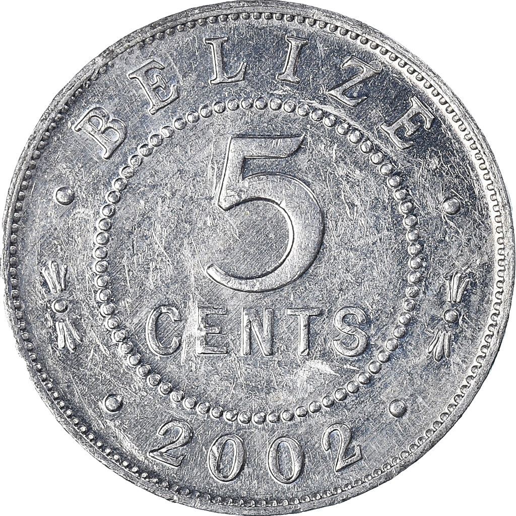 Munten, Belize, 5 Cents, 2002