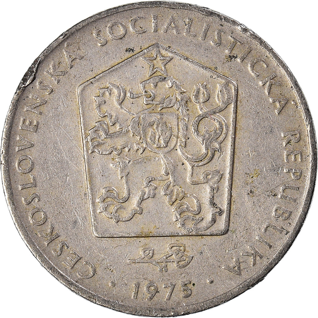 Moneda, Checoslovaquia, 2 Koruny, 1975