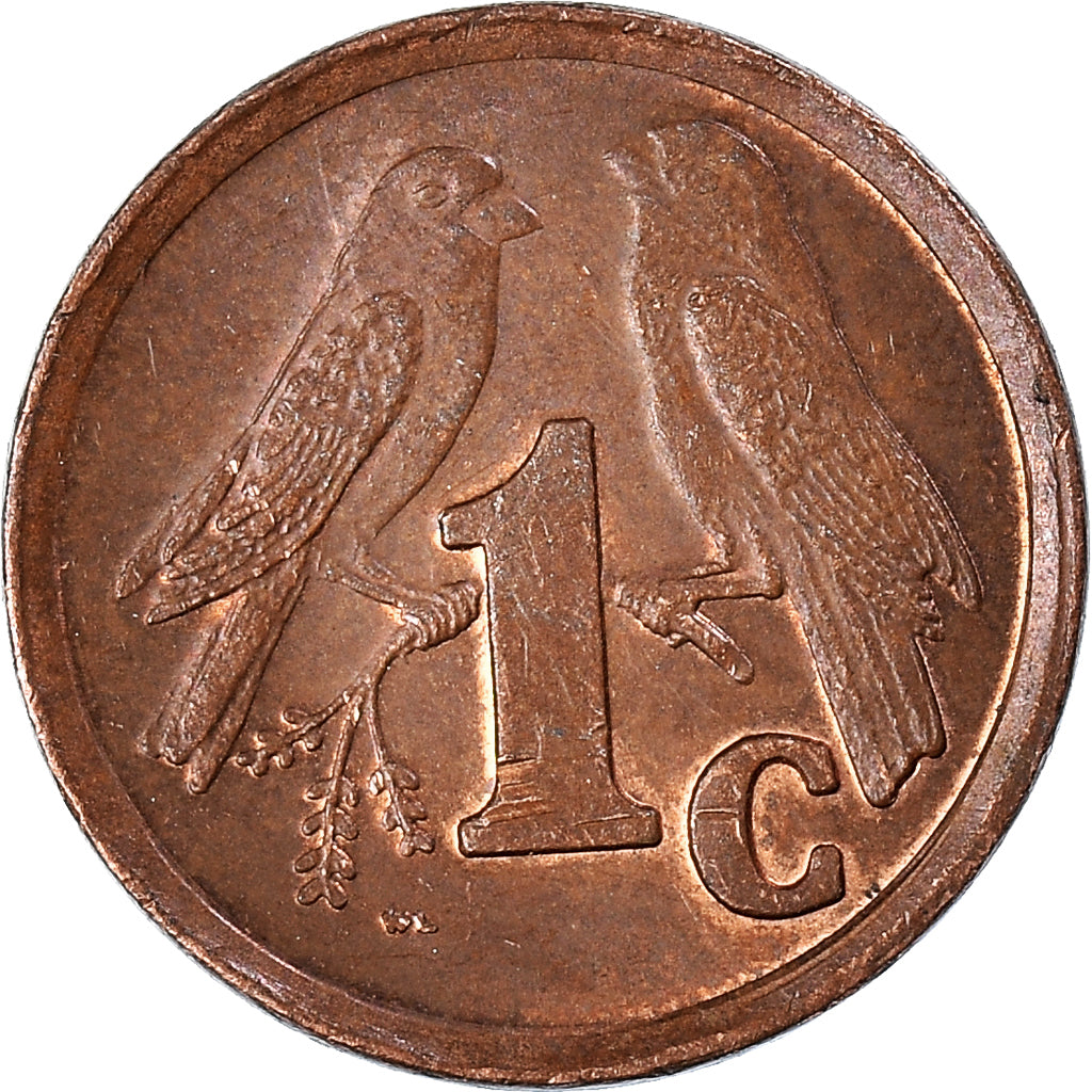 Coin, South Africa, Cent, 1991
