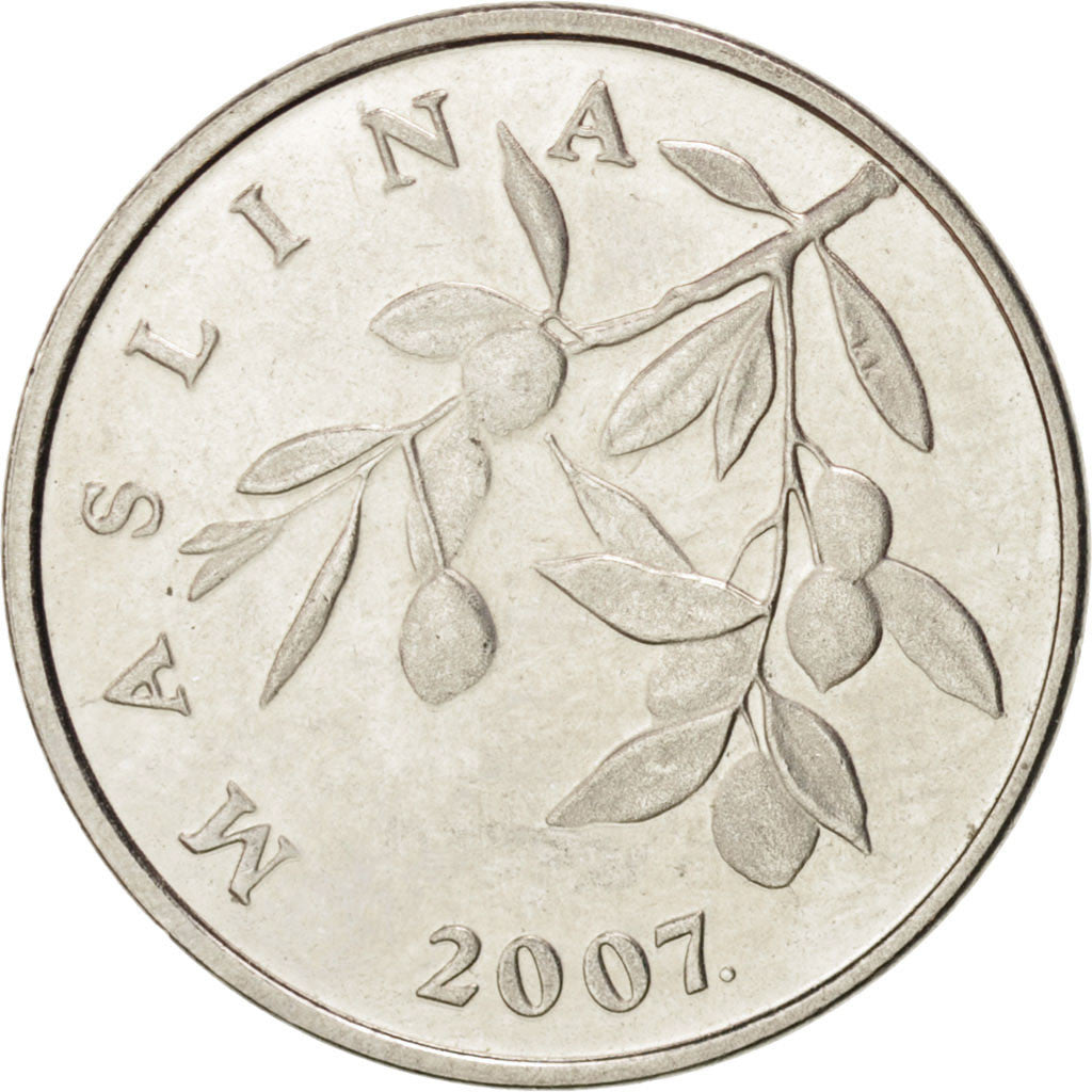 Coin, Croatia, 20 Lipa, 2007, MS(63), Nickel plated steel, KM:7