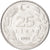 Moneda, Turquía, 25 Lira, 1986, EBC, Aluminio, KM:975