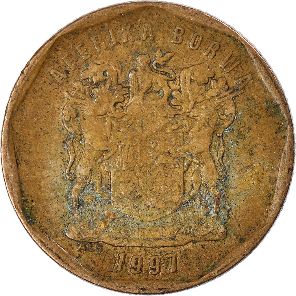Munten, Zuid Afrika, 20 Cents, 1997