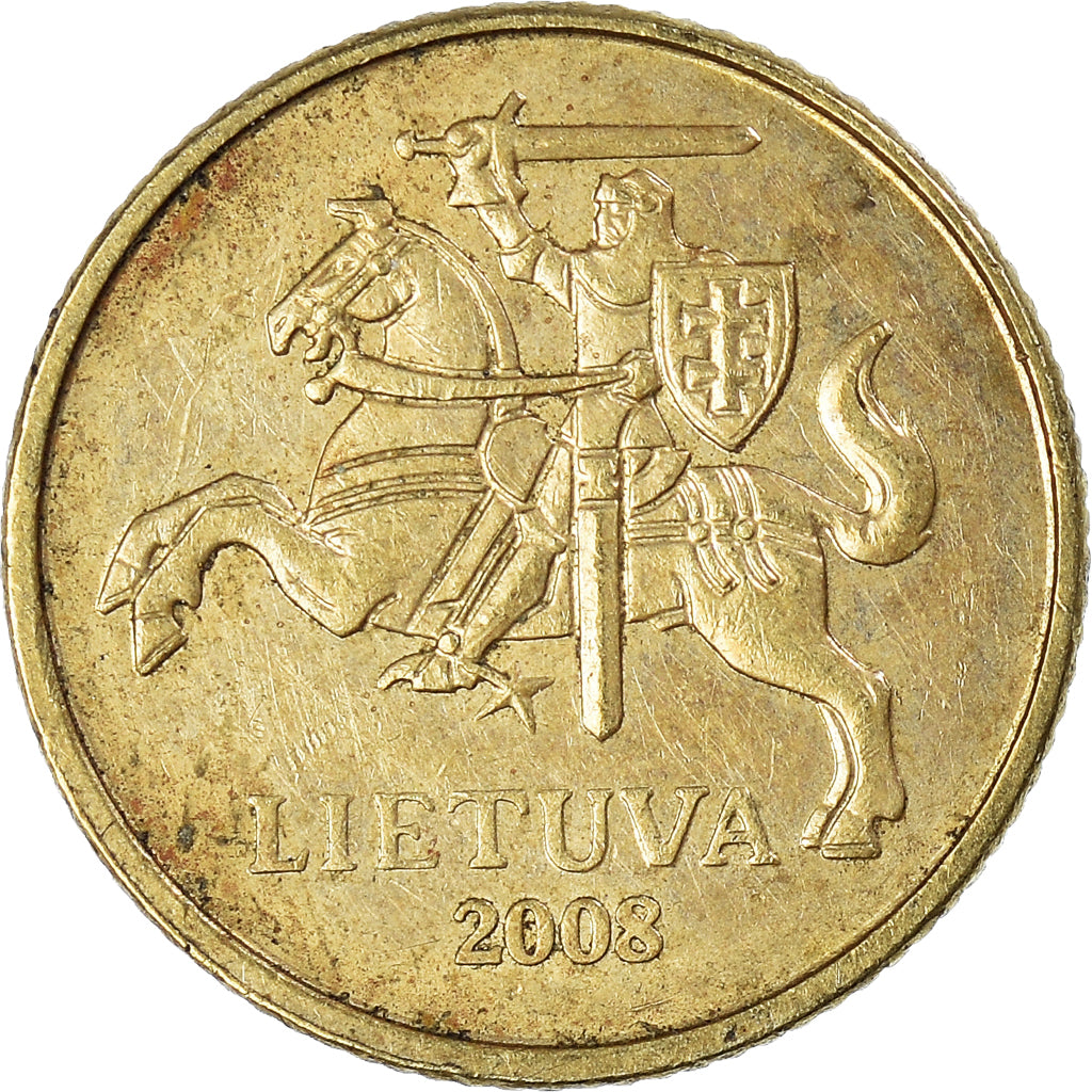 Munten, Lithouwen, 10 Centu, 2008