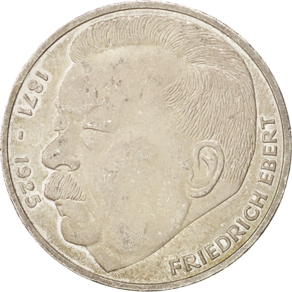 Münze, Bundesrepublik Deutschland, 5 Mark, 1975, Hamburg, Germany, VZ, Silber