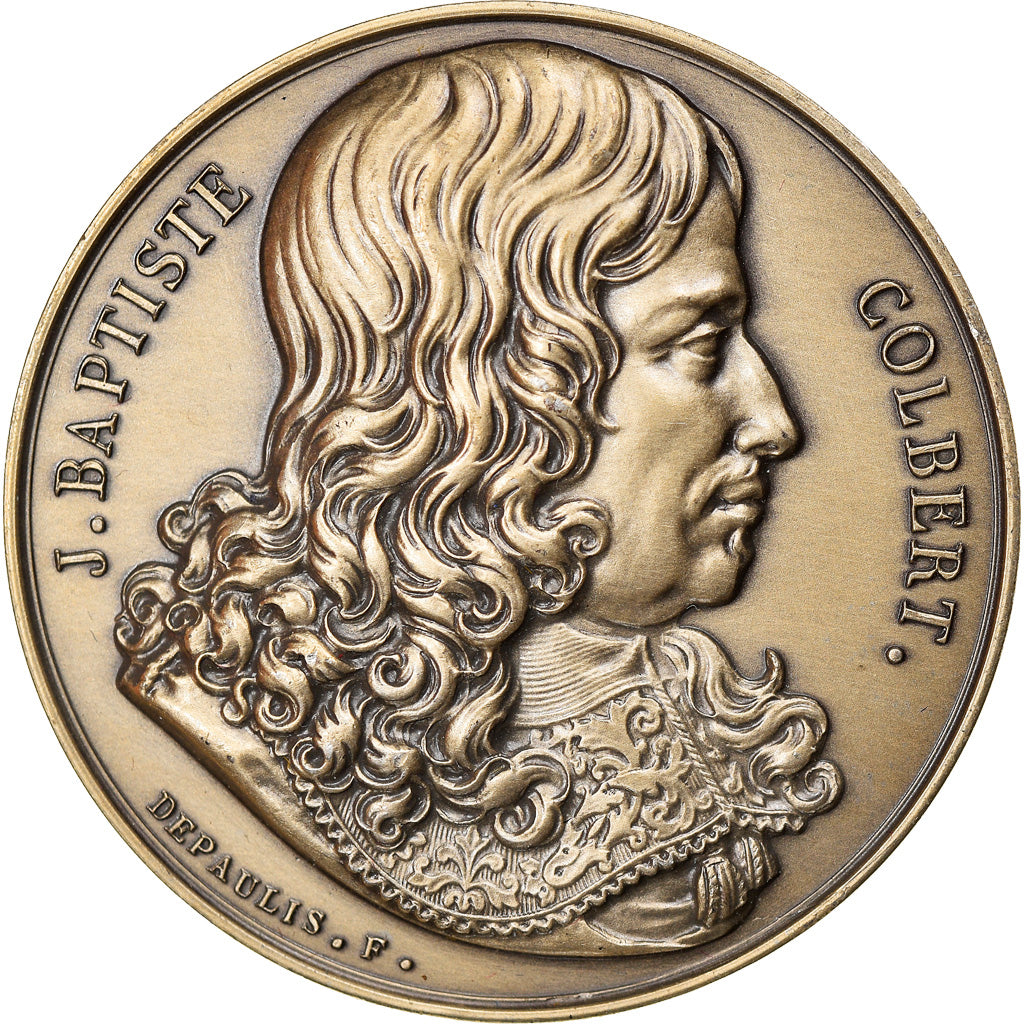 France, Médaille, Colbert, Chambre de Commerce de Reims, 1982, Depaulis, SPL