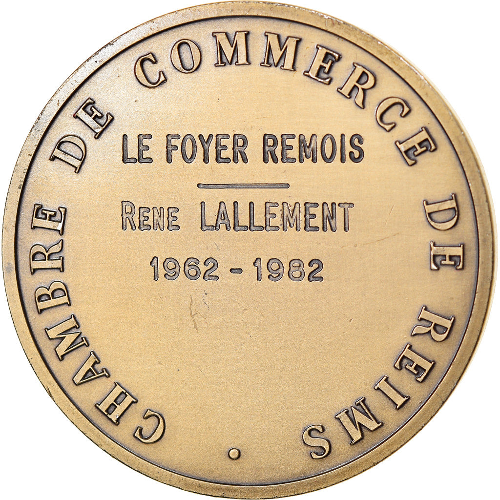 France, Médaille, Colbert, Chambre de Commerce de Reims, 1982, Depaulis, SPL
