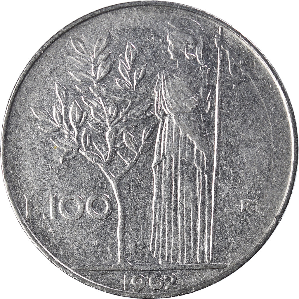 Monnaie, Italie, 100 Lire, 1962