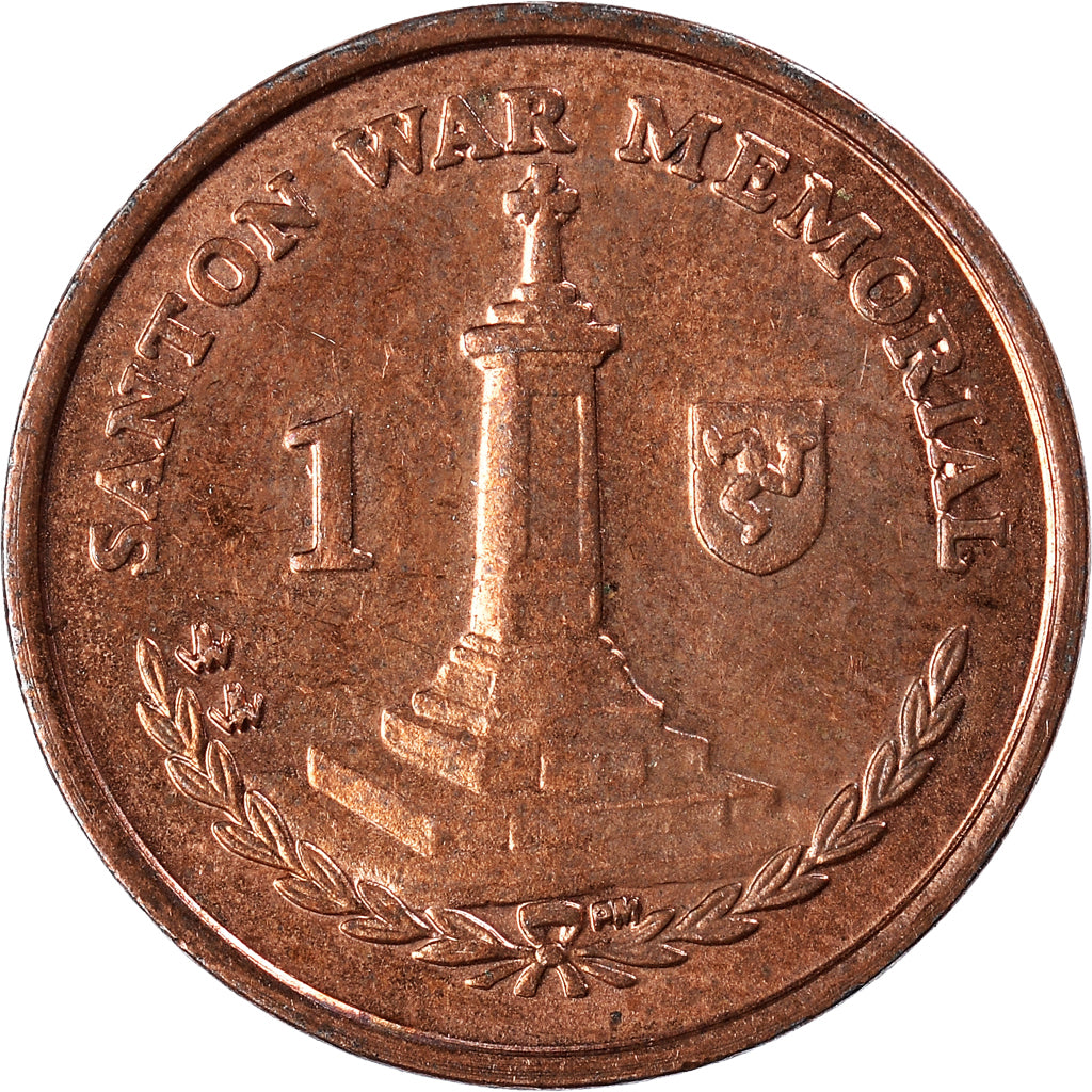 Moeda, Ilha de Man, Penny, 2015