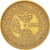 Moneda, Hong Kong, George VI, 10 Cents, 1950, MBC, Níquel - latón, KM:25