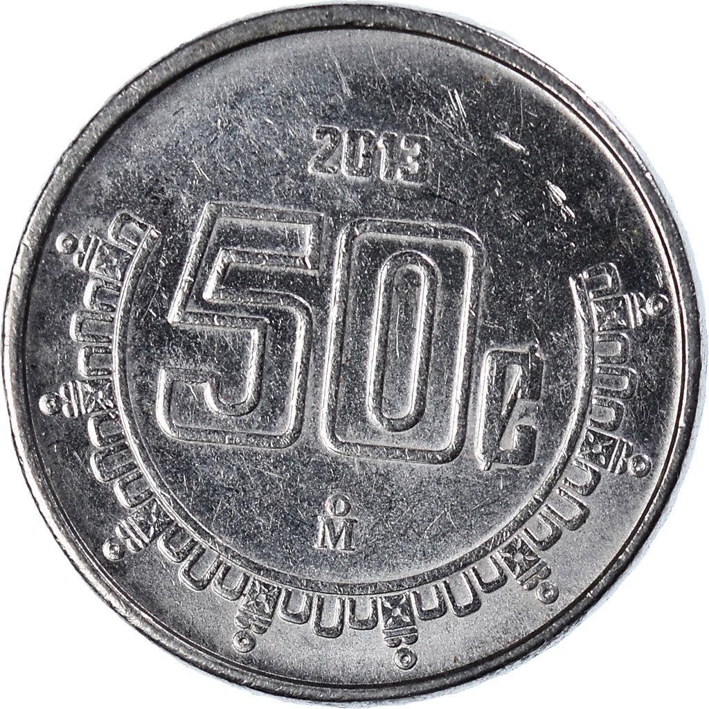Moneta, Mexico, 50 Centavos, 2013
