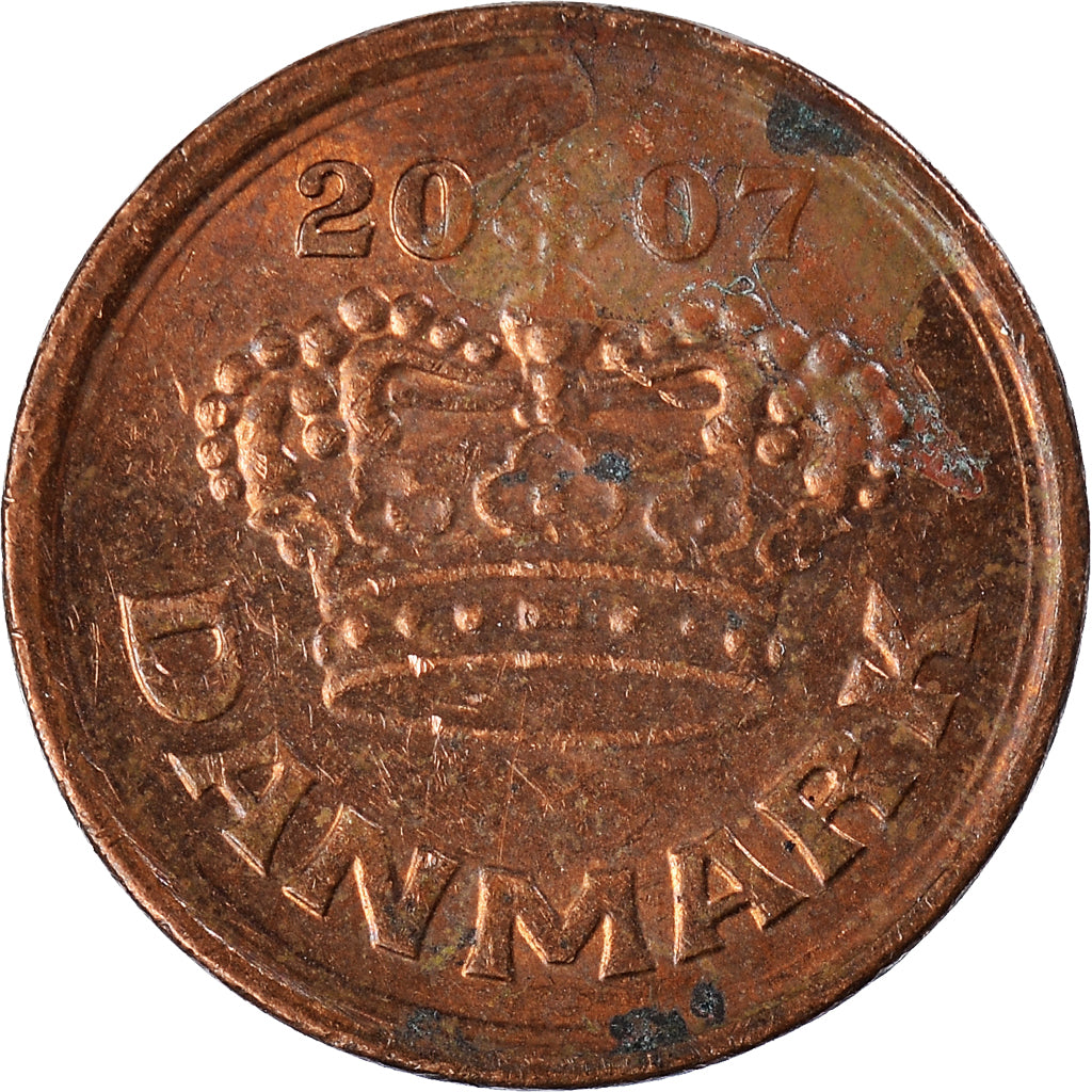 Moneta, Danimarca, 25 Öre, 2007