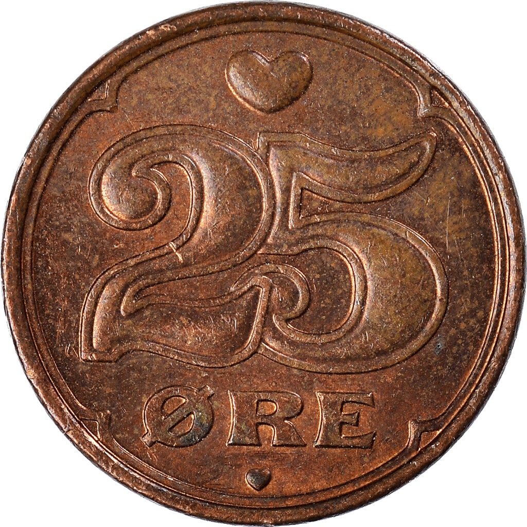 Moneta, Danimarca, 25 Öre, 2007