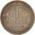 Moneta, Holandia, Wilhelmina I, Cent, 1921, EF(40-45), Bronze, KM:152