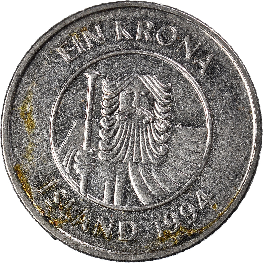 Moneta, Islandia, Krona, 1994