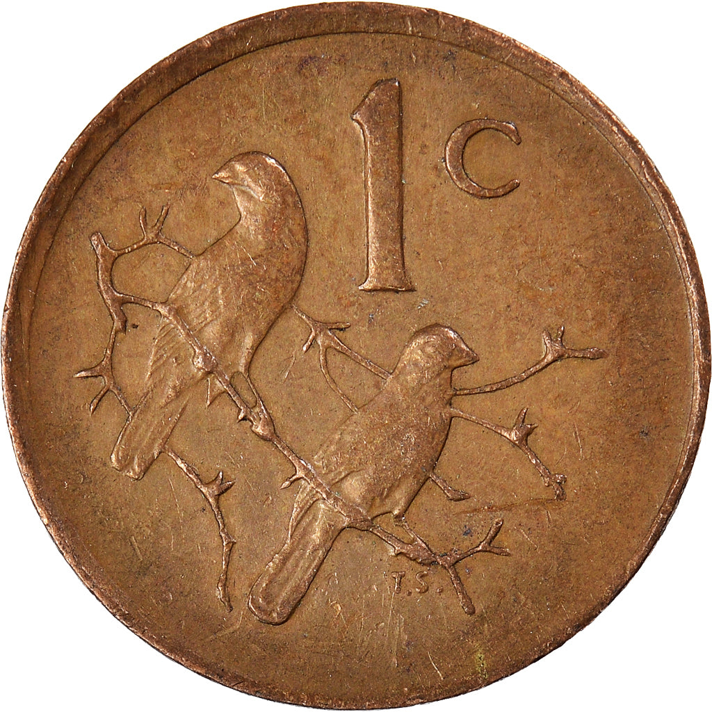 Moeda, África do Sul, Cent, 1988