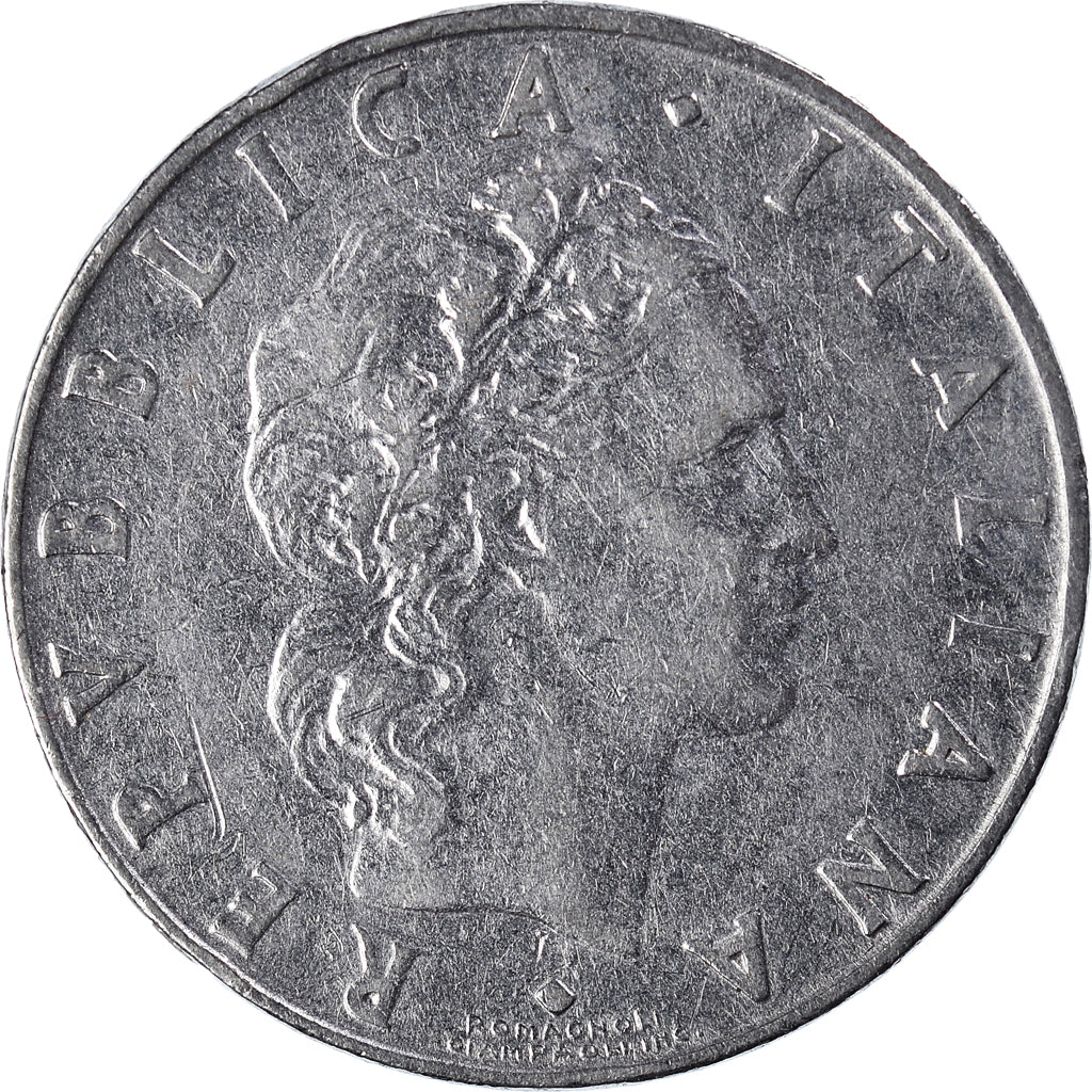 Moeda, Itália, 50 Lire, 1962