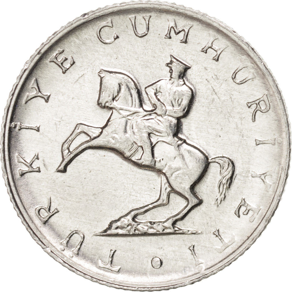 Coin, Turkey, 5 Lira, 1982, MS(63), Aluminum, KM:949.1