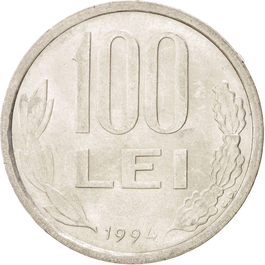 Münze, Rumänien, 100 Lei, 1994, VZ, Nickel plated steel, KM:111