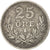 Moneda, Suecia, Gustaf V, 25 Öre, 1930, BC+, Plata, KM:785