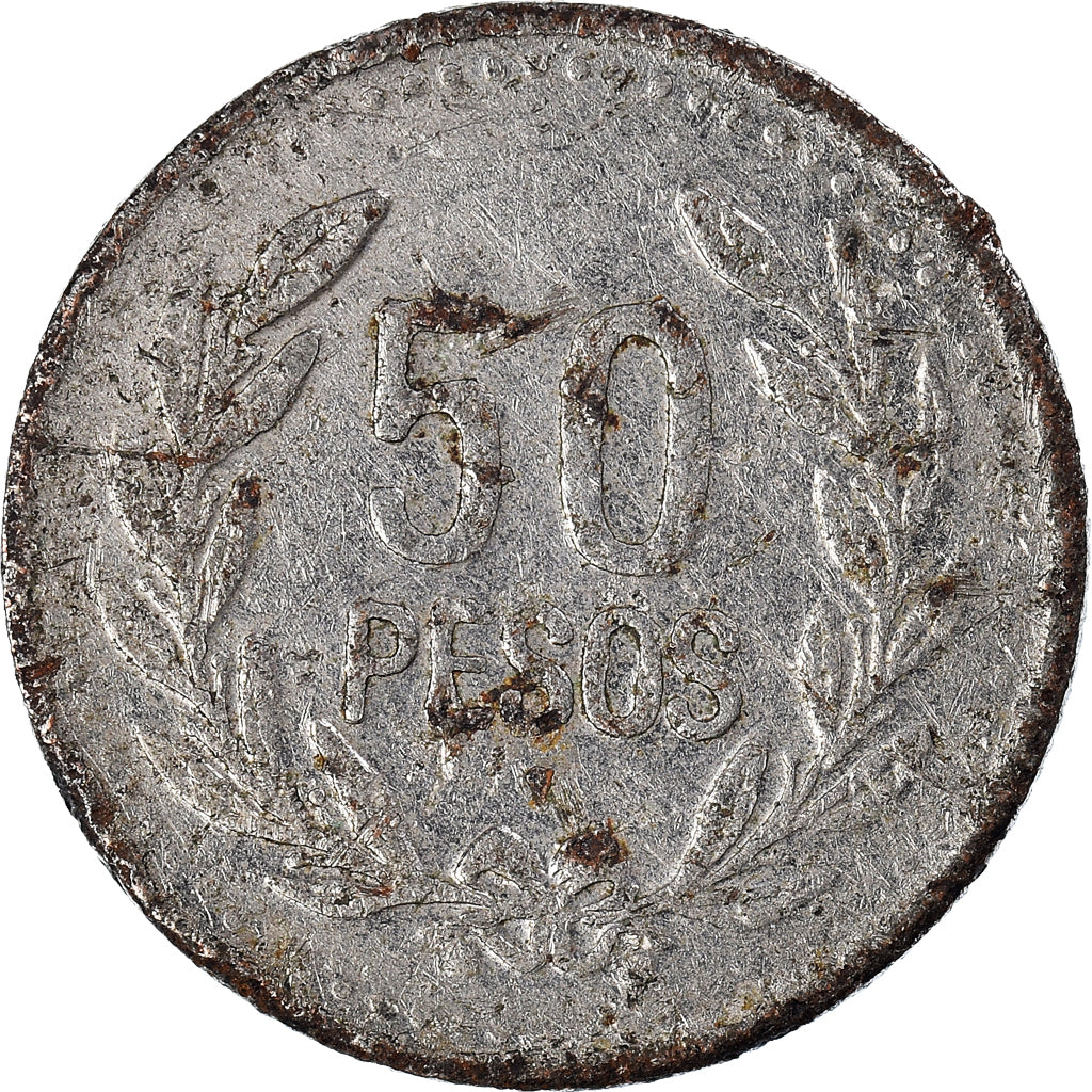 Coin, Colombia, 50 Pesos, 2012