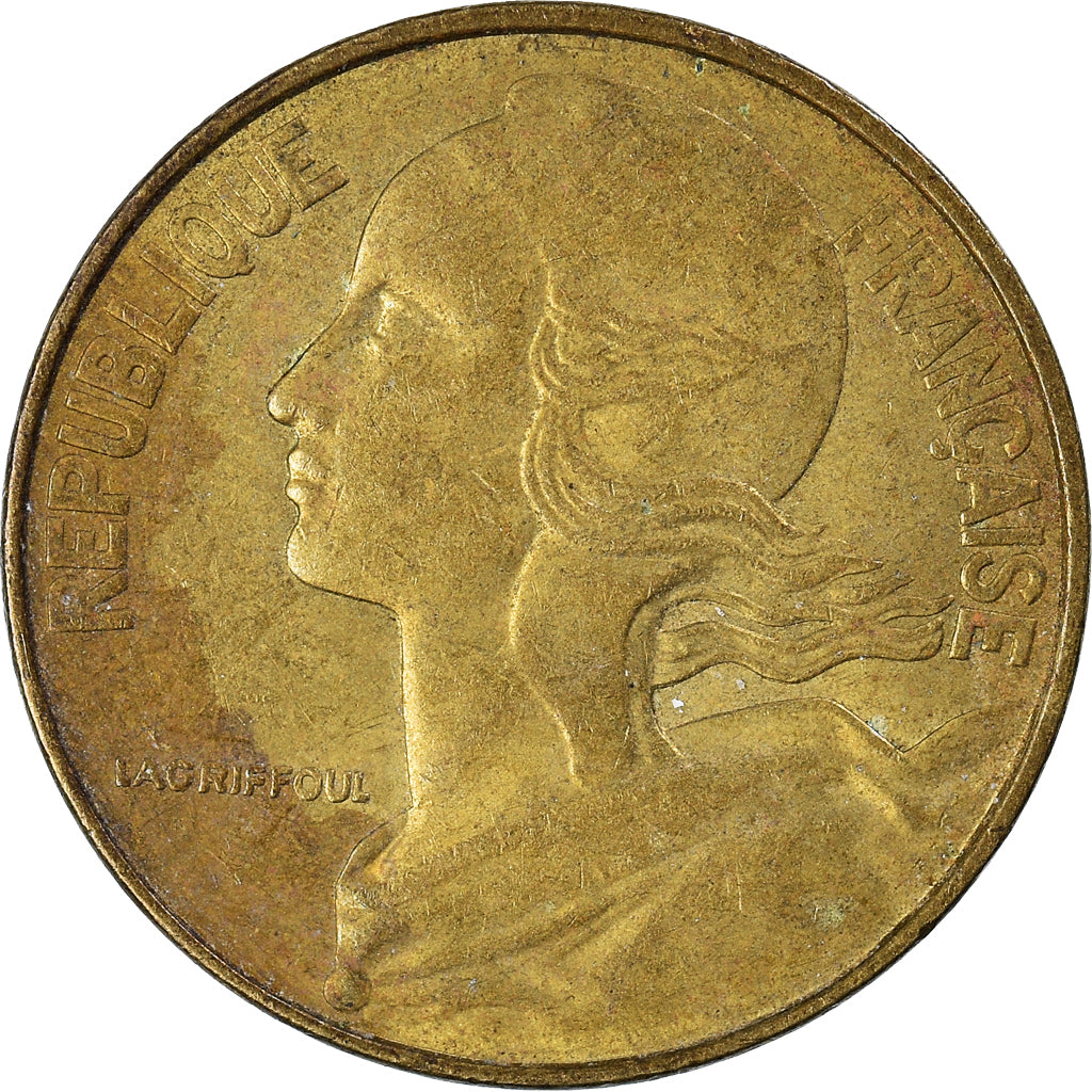 Moneta, Francia, 20 Centimes, 1980