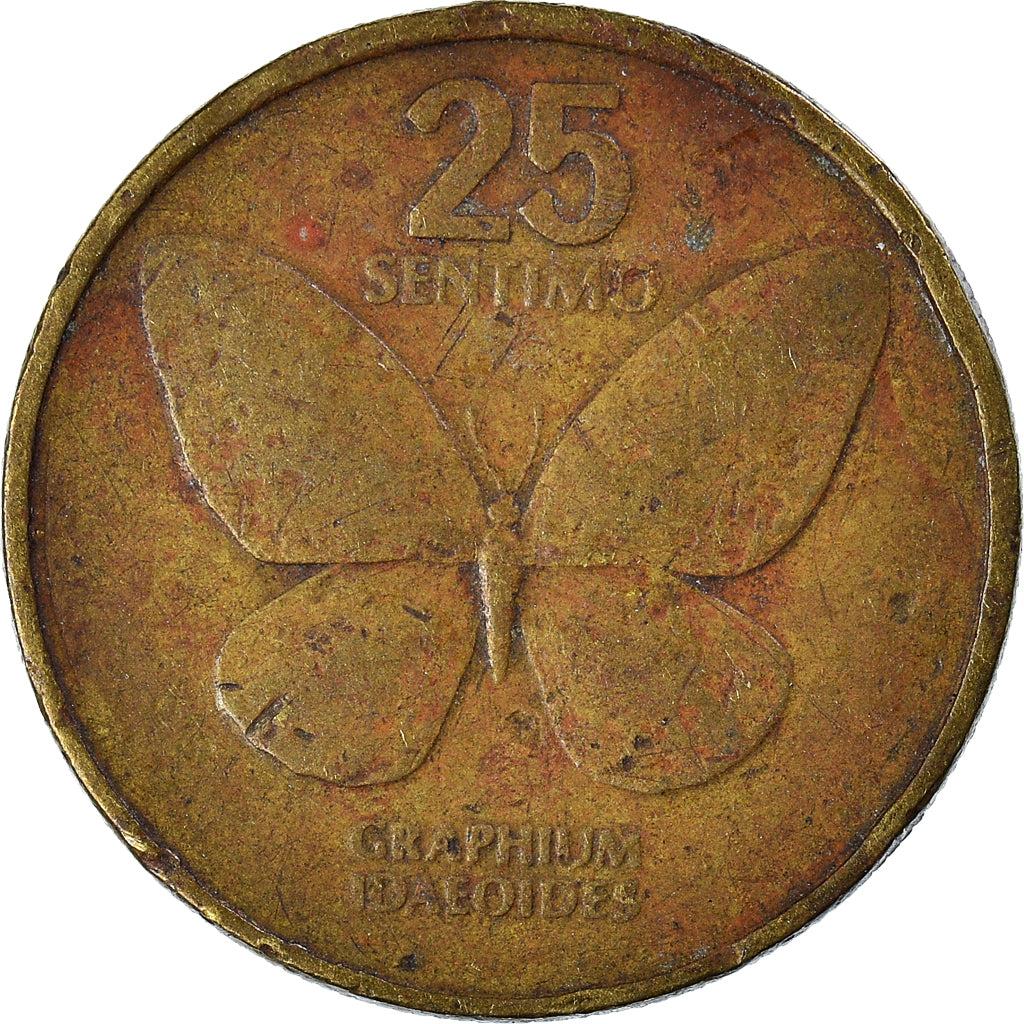 Moeda, Filipinas, 25 Sentimos, 1984