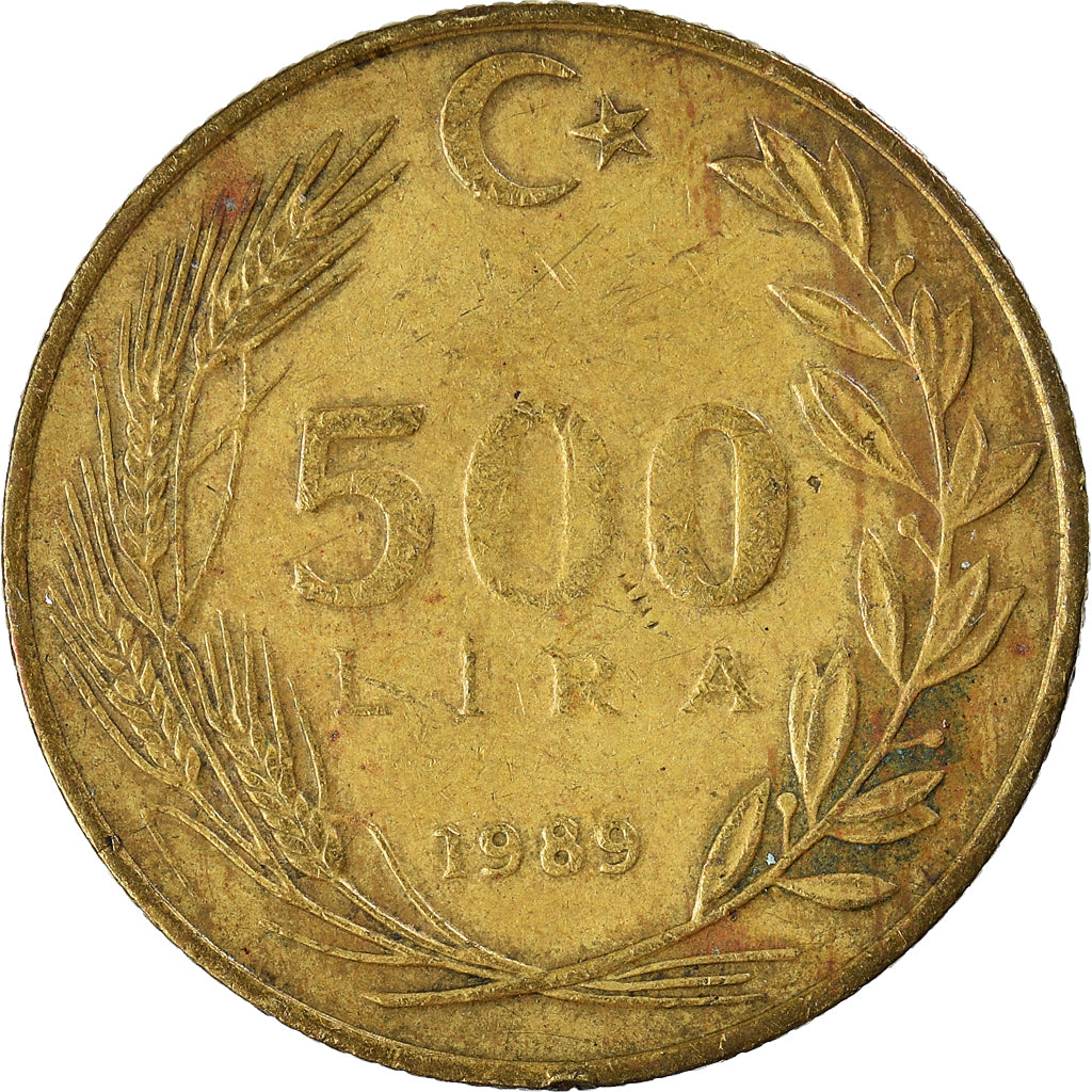 Moneta, Turcja, 500 Lira, 1989