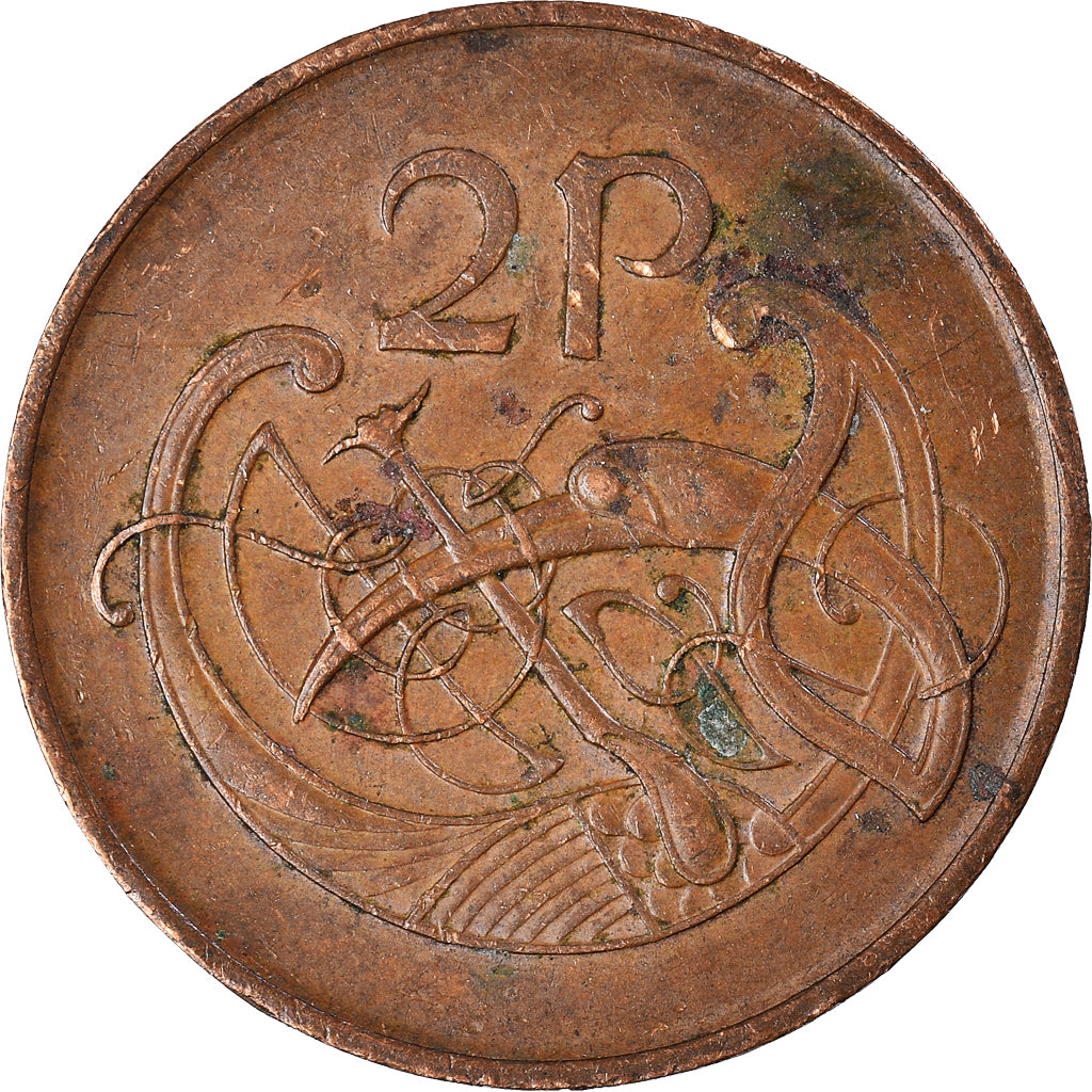 Moneda, REPÚBLICA DE IRLANDA, 2 Pence, 1986