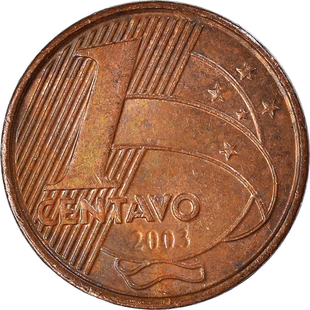 Coin, Brazil, Centavo, 2003