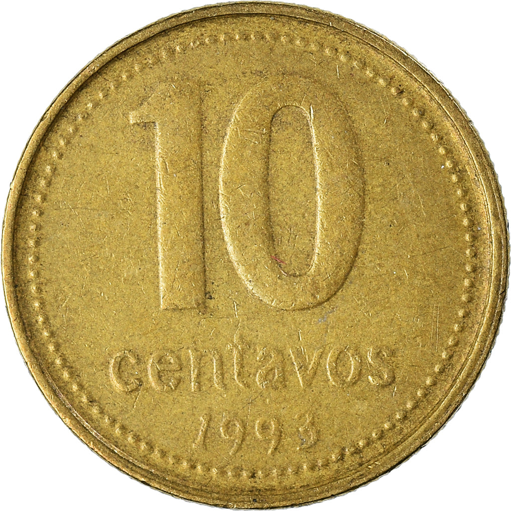Moeda, Argentina, 10 Centavos, 1993