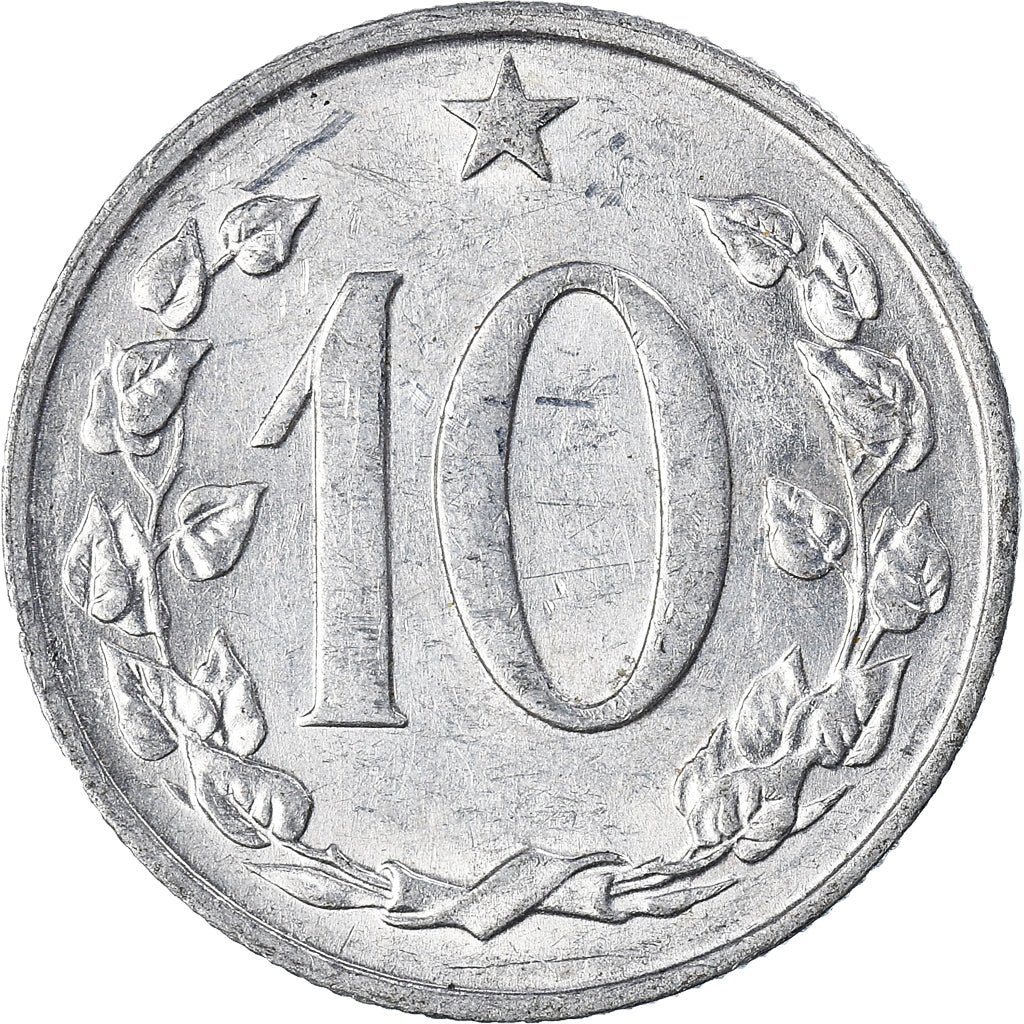 Moneda, Checoslovaquia, 10 Haleru, 1971