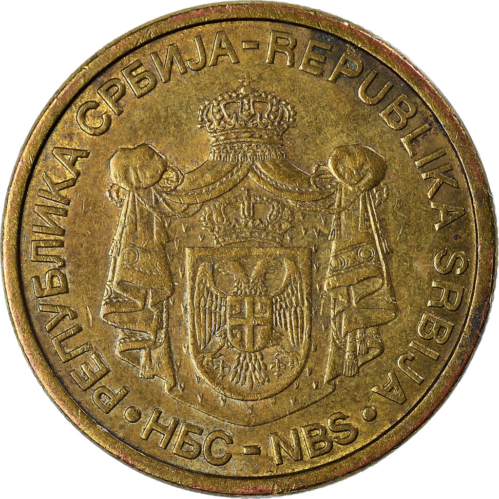 Münze, Serbien, Dinar, 2010