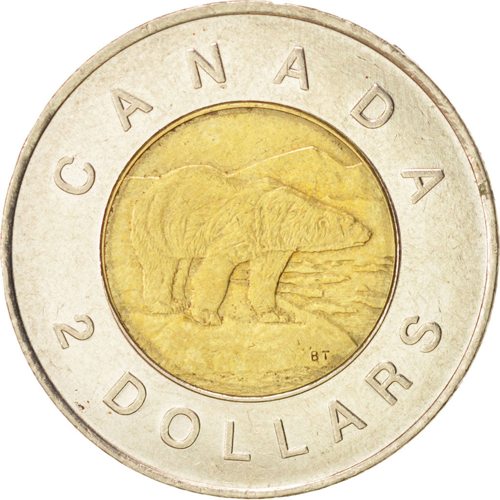 Coin, Canada, Elizabeth II, 2 Dollars, 1996, Ottawa, EF(40-45), Bi-Metallic