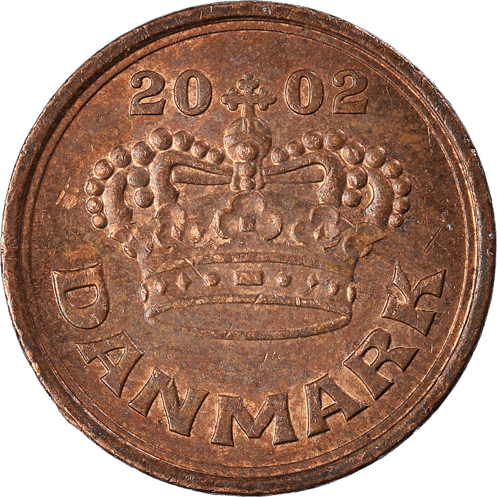 Moneda, Dinamarca, 25 Öre, 2002