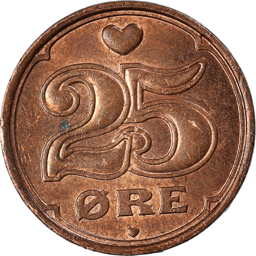 Moneda, Dinamarca, 25 Öre, 2002