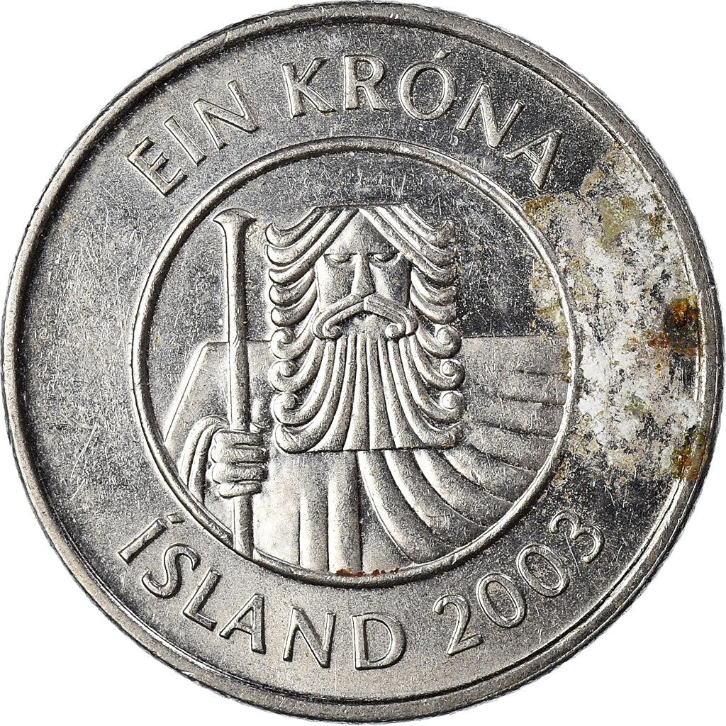 Münze, Iceland, Krona, 2003