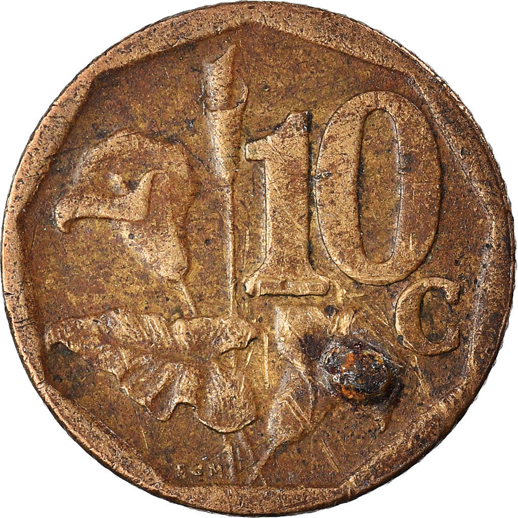 Munten, Zuid Afrika, 10 Cents, 2008